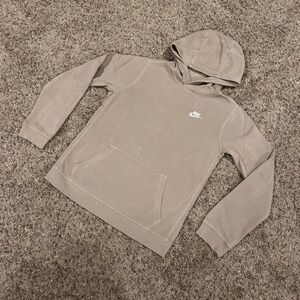Nike Beige  Hoodie YXL